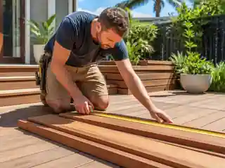 Carpenter working on a Sydney home